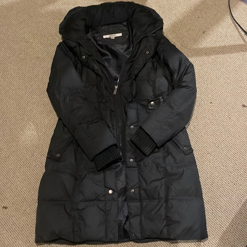 Dark Grey Puff Coat